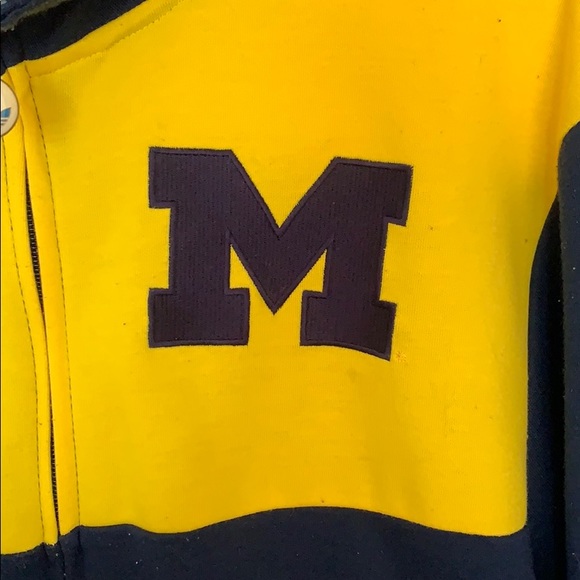 Michigan Adidas Zip up - Picture 3 of 4